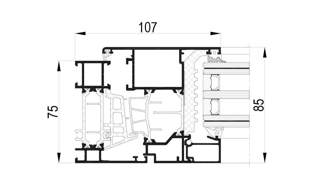 NC 75 HES WX installato